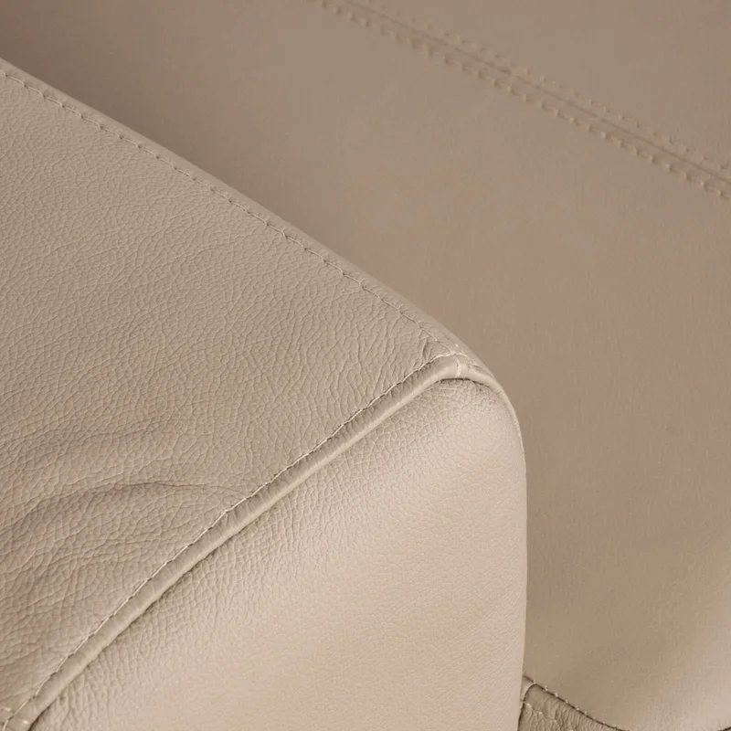 Sillón 3 Cuerpos Cuero-100-natural Marron Texas Avellana en Beige - Sillones y sofás, Uruguay | Divino, vista 6