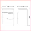 Mesa de luz 2 cajones + espacio – Sole 192 - Mesas de luz, Uruguay | Punto Unión, vista 14 de 21