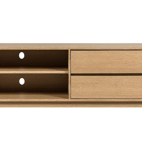 Rack Linea NATURA 1.80 m en Madera natural - Muebles para TV, Uruguay | Finkel