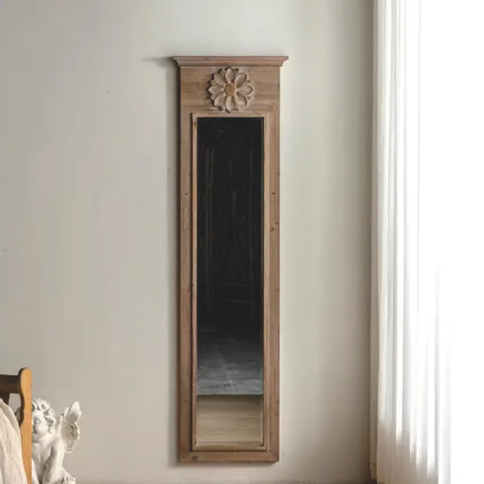 Espejo estilo frances alto en Madera natural - Espejos, Uruguay | Decotech, vista 4