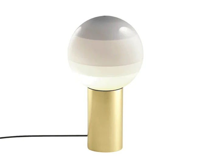Dipping Blanca / Dorada en Dorado - Lámparas de mesa, Uruguay | Darko Lighting