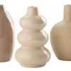 Jarrón AMUNDSEN Ø6xH10 cm beige 3 piezas/paquete en Beige - Jarrones, Uruguay | JYSK, vista 1 de 3