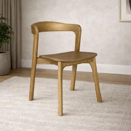 Silla De Comedor Bertoia Teca - Sillas, Uruguay | Aihaus, vista 2