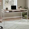 Escritorio con estantería - Sauder - Nova Loft Acacia en Madera natural - Escritorios y sillas de escritorio, Uruguay | Rústico Hogar, vista 2 de 5