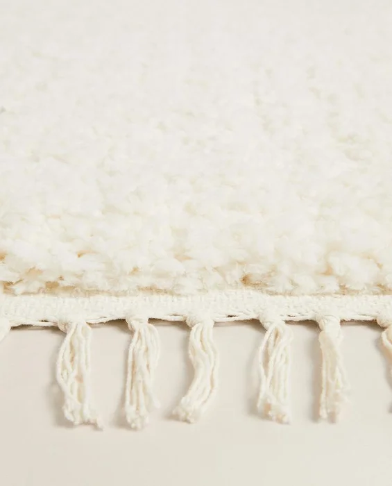 ALFOMBRA RECTANGULAR ALGODÓN TEXTURA en Blanco - Alfombras, Uruguay | Zara Home, vista 5