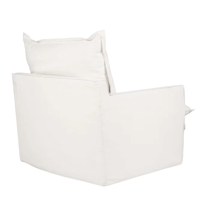 Butaca Tela-premium Blanco Alaska en Blanco - Sillones y sofás, Uruguay | Divino, vista 4