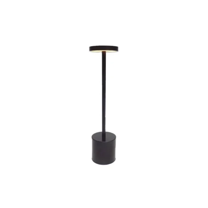 Lámpara de Mesa - Negra en Negro - Lámparas de mesa, Uruguay | Rústico Hogar