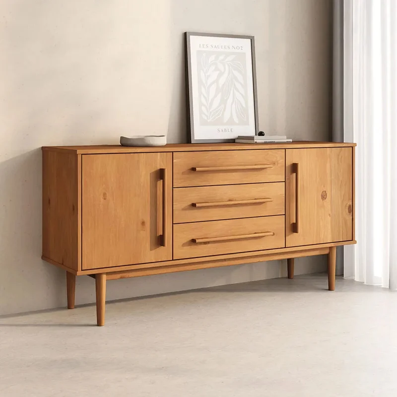 Aparador Buffet 145CM Trega - Madera Maciza en Madera natural - Aparadores y recibidores, Uruguay | Balton, vista 4
