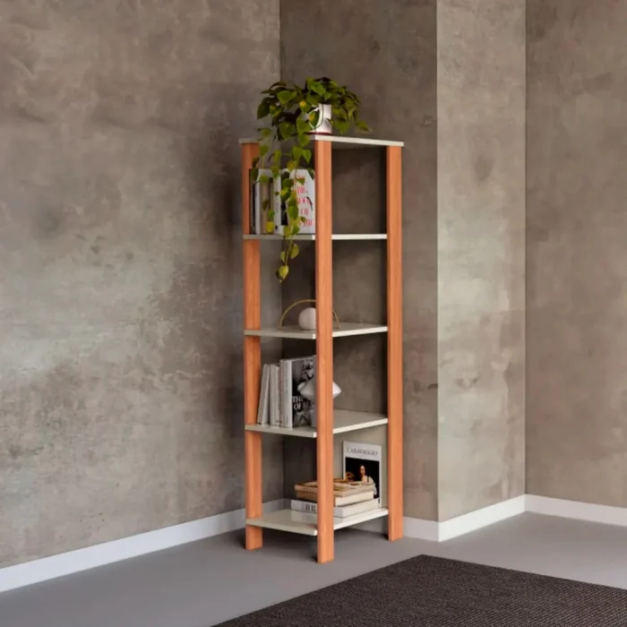 Torre con 5 Estantes 100% MDF - Linea Factory - Bibliotecas, Uruguay | Balton, vista 2