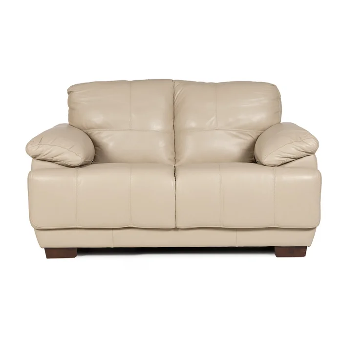 Sofá Tucson - Cuero Básico - 2 cuerpos - 519 (Beige) en Beige - Sillones y sofás, Uruguay | NYR, vista 2