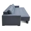 Sofá Cama Tela Gris Paradise en Gris - Sillones y sofás, Uruguay | Divino, vista 4 de 5