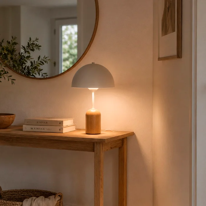 Lámpara de mesa Alyssa en Madera natural - Lámparas de mesa, Uruguay | Alta Gracia Deco, vista 4