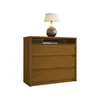 Cómoda Cajonera 3 Cajones Mdf Natural-beige South en Beige - Cómodas, Uruguay | Divino, vista 2 de 3