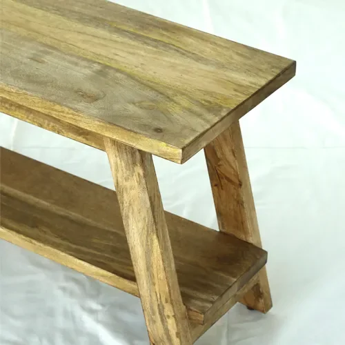 S-33 Banco 100x32x46 en Madera natural - Butacas, banquetas y puffs, Uruguay | Victoriana, vista 3