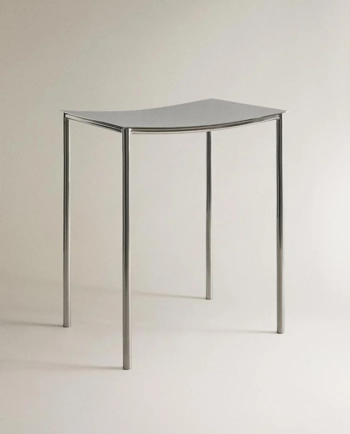 TABURETE ACERO INOXIDABLE - Sillas, Uruguay | Zara Home, vista 2