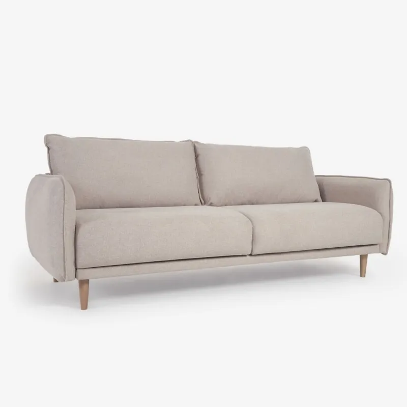 Sofá Carlota 3 - beige 213 cm en Beige - Sillones y sofás, Uruguay | Kavehome