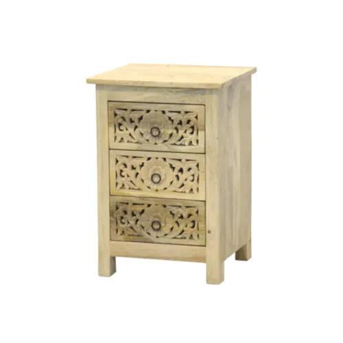M-151a Mesa de luz 45x40x65 en Madera natural - Mesas de luz, Uruguay | Victoriana
