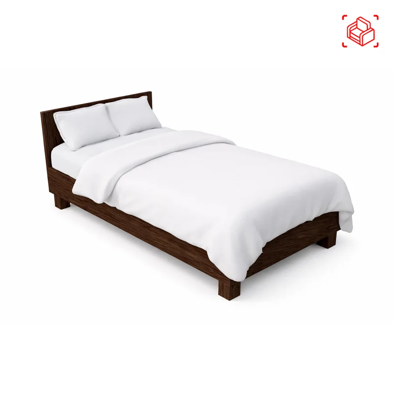 Cama 2 Plazas Madera Natural-beige Capri en Madera natural - Dormitorio, Uruguay | Divino, vista 3