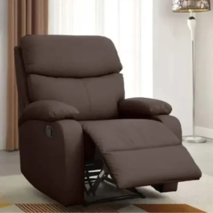 Sillón Reclinable 1 Cuerpo Marrón en Marrón - Sillones y sofás, Uruguay | La Cueva Muebles