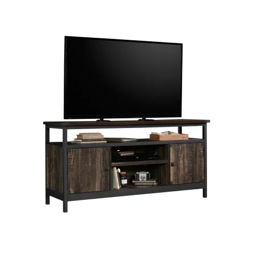 Rack para TV River Nogal Sauder en Marrón - Muebles para TV, Uruguay | Ecowood