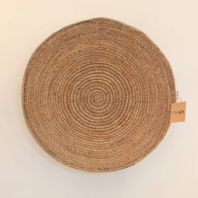 Espejo de Fibra Natural Noele XL - Decoración de pared, Uruguay | Casakos, vista 3