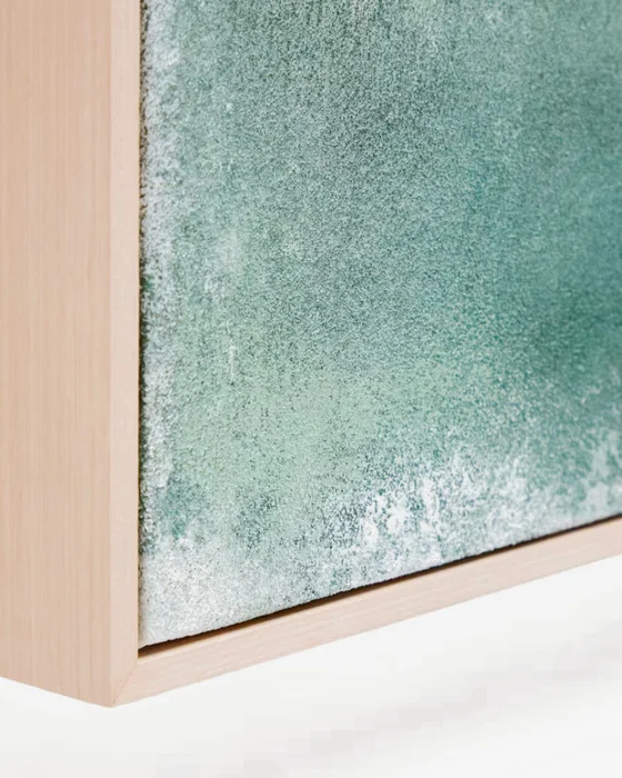 Cuadro abstracto Selnar - verde 60 x 90 cm en Amarillo - Decoración de pared, Uruguay | Kavehome, vista 6