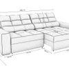 SOFA DELUXE 2.70CM RETRACTIL RECLINABLE 6 POSICIONES - Sillones y sofás, Uruguay | Balton, vista 11 de 15