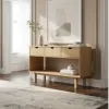 Aparador 3C Mel/gris Linea Nordica en Madera Maciza - Comedor, Uruguay | Que Sal Muebleria, vista 3 de 5