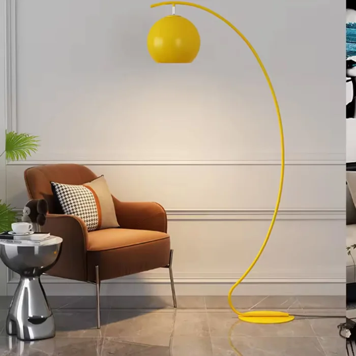 Lampara de pie Katarina en Amarillo - Lámparas de mesa, Uruguay | Decotech, vista 4