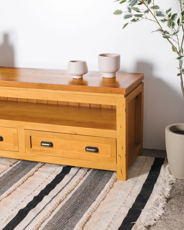 RACK ITACARÉ 1,45mt en Madera natural - Muebles para TV, Uruguay | Fundamento Muebles, vista 3