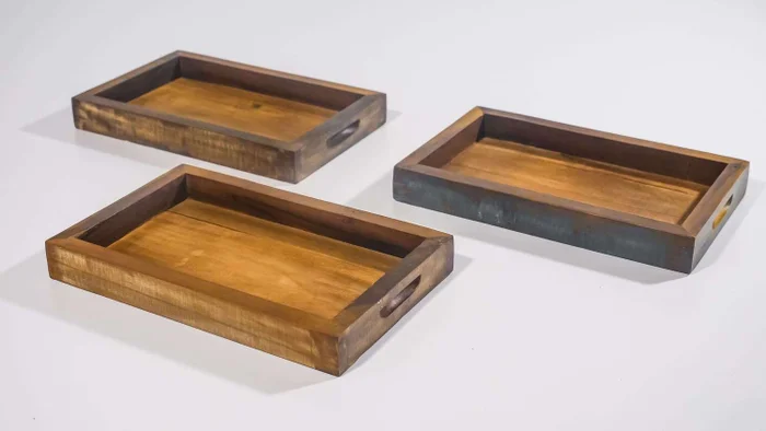 BANDEJA 32 X 20 C/TINTA en Madera natural - Decoración, Uruguay | Fundamento Muebles, vista 2