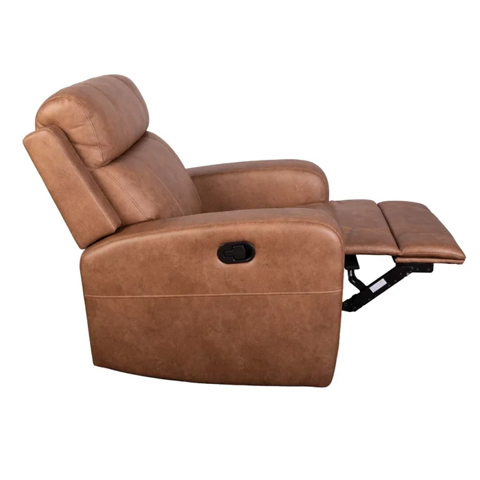Recliner Manual Hamilton 1 Cuerpo Tela Marron Hamilton Camel en Beige - Sillones y sofás, Uruguay | Divino, vista 4