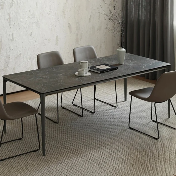 MESA DE COMEDOR GAEL Negro en Negro SKU - Mesas de comedor, Uruguay | Viasono