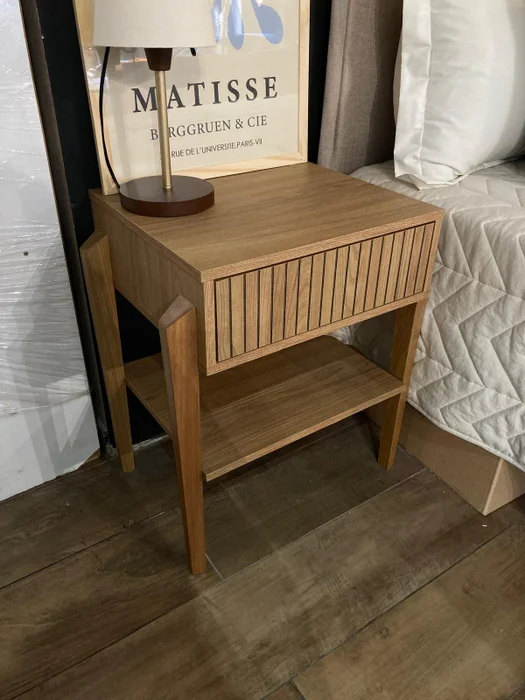 Mesa de Luz Capri - Olmo en Madera natural - Mesas de luz, Uruguay | Berna Home, vista 5