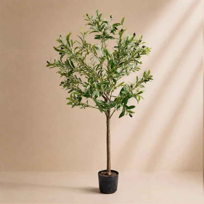Olivo artificial 140cm en Negro - Macetas, Uruguay | Alta Gracia Deco