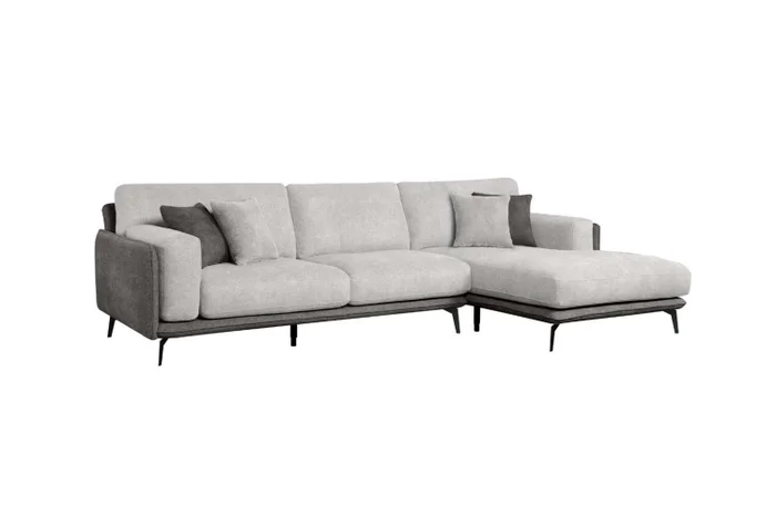 Sofa con Chaise Longue DÚO - Gris en Gris - Sillones y sofás, Uruguay | Finkel, vista 2