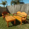 Juego de Exterior Sillón Clásico — Serra Amoblamientos en Madera natural - Muebles para el exterior, Uruguay | Serra Amoblamientos, vista 3 de 4
