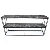 CONSOLA LOMBARDIA FD156-1 ROBLE/METAL 180X40X80H CM en Gris - Aparadores y recibidores, Uruguay | Vinibel, vista 2 de 3