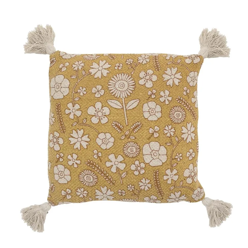 Almohadón Algodon Amarillo Margarita en Amarillo - Textiles, Uruguay | Divino