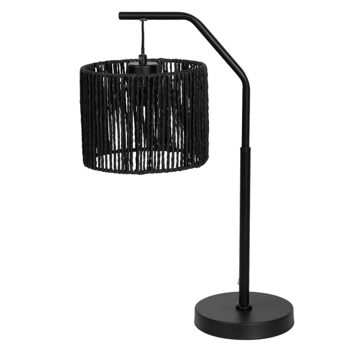 Lampara De Mesa Metal Negro Lt95010 en Negro - Lámparas de mesa, Uruguay | Divino
