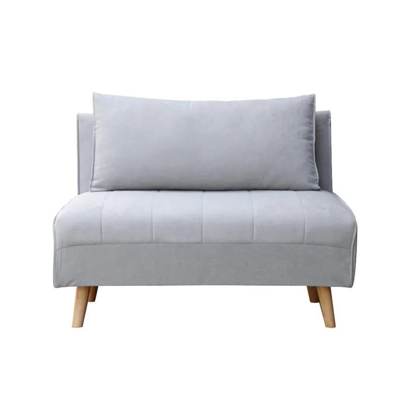 Sofa Cama Plaza Y Media Plegable Tela Patas De Madera - Sillones y sofás, Uruguay | Lais Muebles