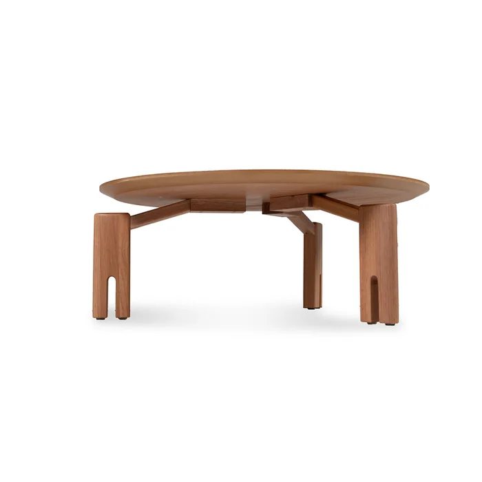 Mesa de Centro Atlas - Redonda - Carvalho en Beige - Mesas de living, Uruguay | Nyr, vista 4