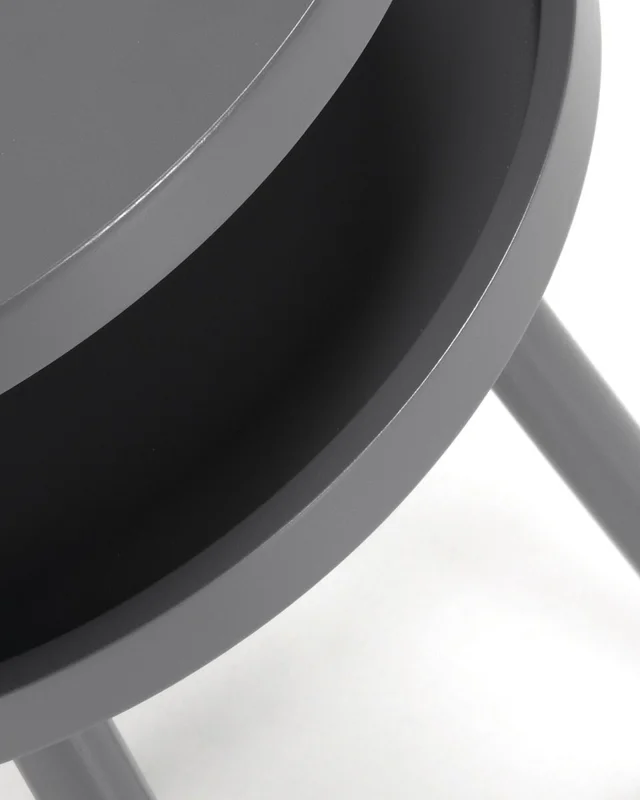 Mesa auxiliar Kurb B Ø 40 cm - gris en Gris - Mesas de arrimo, Uruguay | Kavehome, vista 3