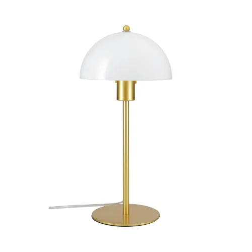 Luminaria De Mesa Mushroom Opal Bronce en Amarillo - Lámparas de mesa, Uruguay | Serlux