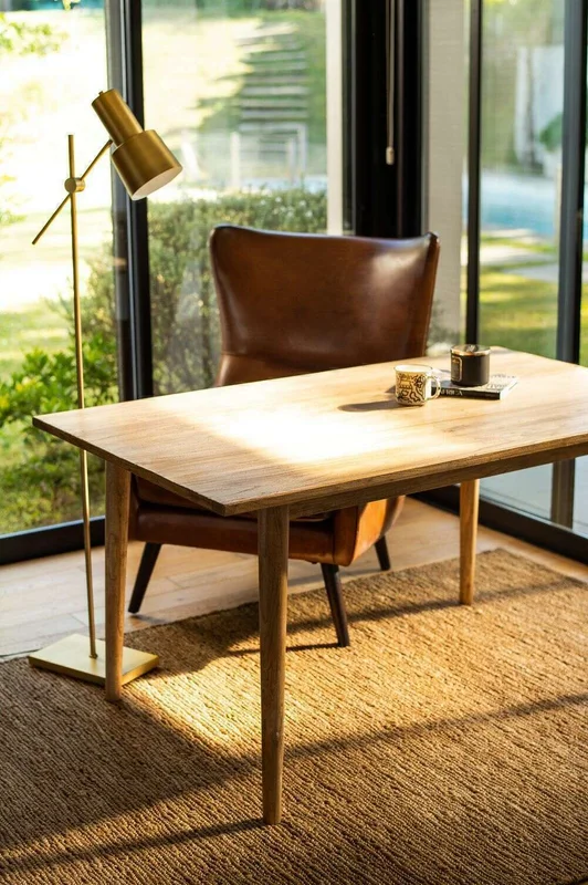 MESA COMEDOR NORDICA - OLMO NATURAL - 1.50 X 0.90 MTS en Madera natural - Mesas de comedor, Uruguay | La Iberica, vista 12