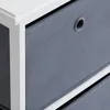 Cómoda ODBY 3 cajones blanco/gris en Blanco/gris - Cómodas, Uruguay | JYSK, vista 2 de 3