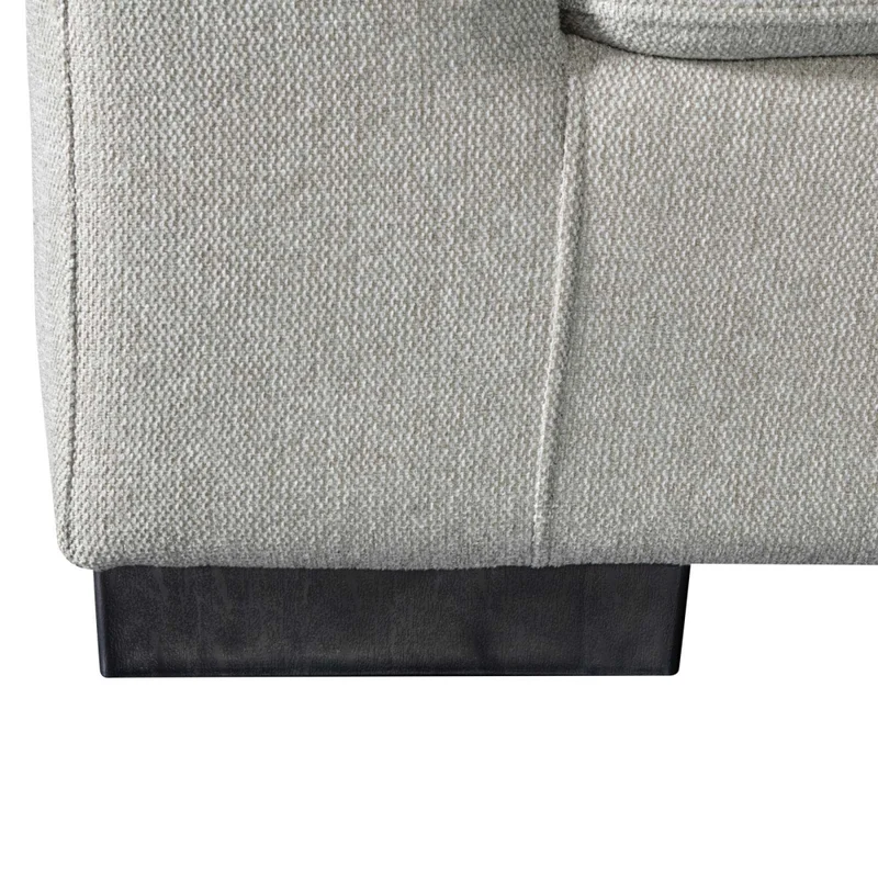 Sofá C/chaise Más De 4 Cuerpos Tela Natural-beige Monaco Natural en Madera natural - Sillones y sofás, Uruguay | Divino, vista 6
