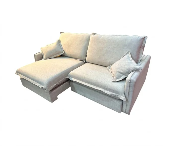 Sofá Ginebra 3 Cuerpos 220cm - Beige Lino en Madera natural - Sillones y sofás, Uruguay | Berna home