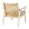 Butaca Madera-y-tela Natural-beige Dakota Natural en Madera natural - Sillones y sofás, Uruguay | Divino, vista 4 de 8