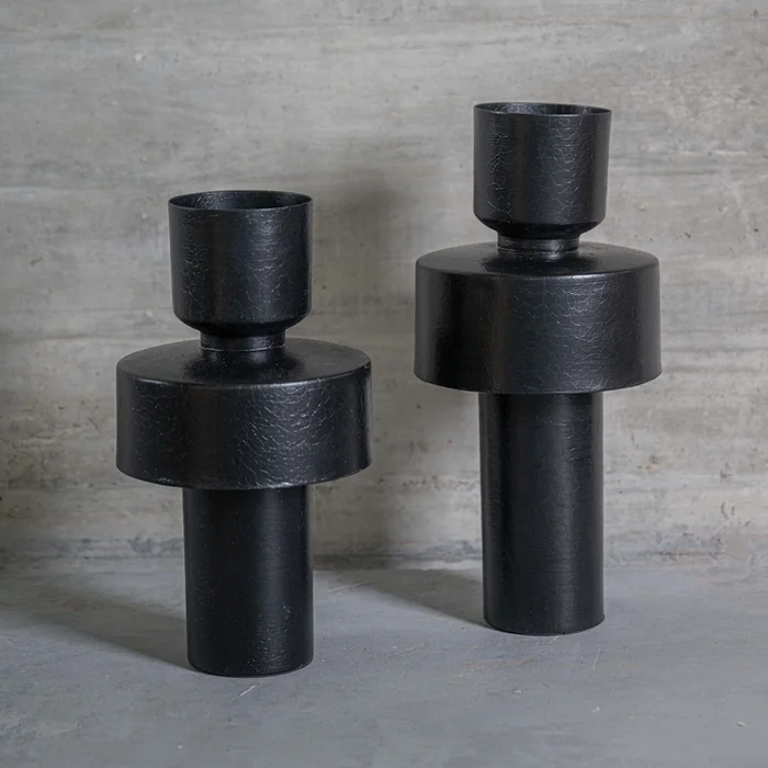 Jarron Isla - Alto en Negro - Jarrones, Uruguay | Walnut, vista 2